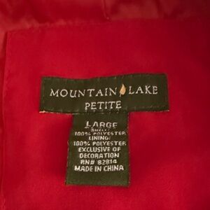Mountain Lake Vibrant Red Apparel